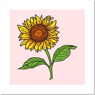 Vintage Sunflower Posters and Art